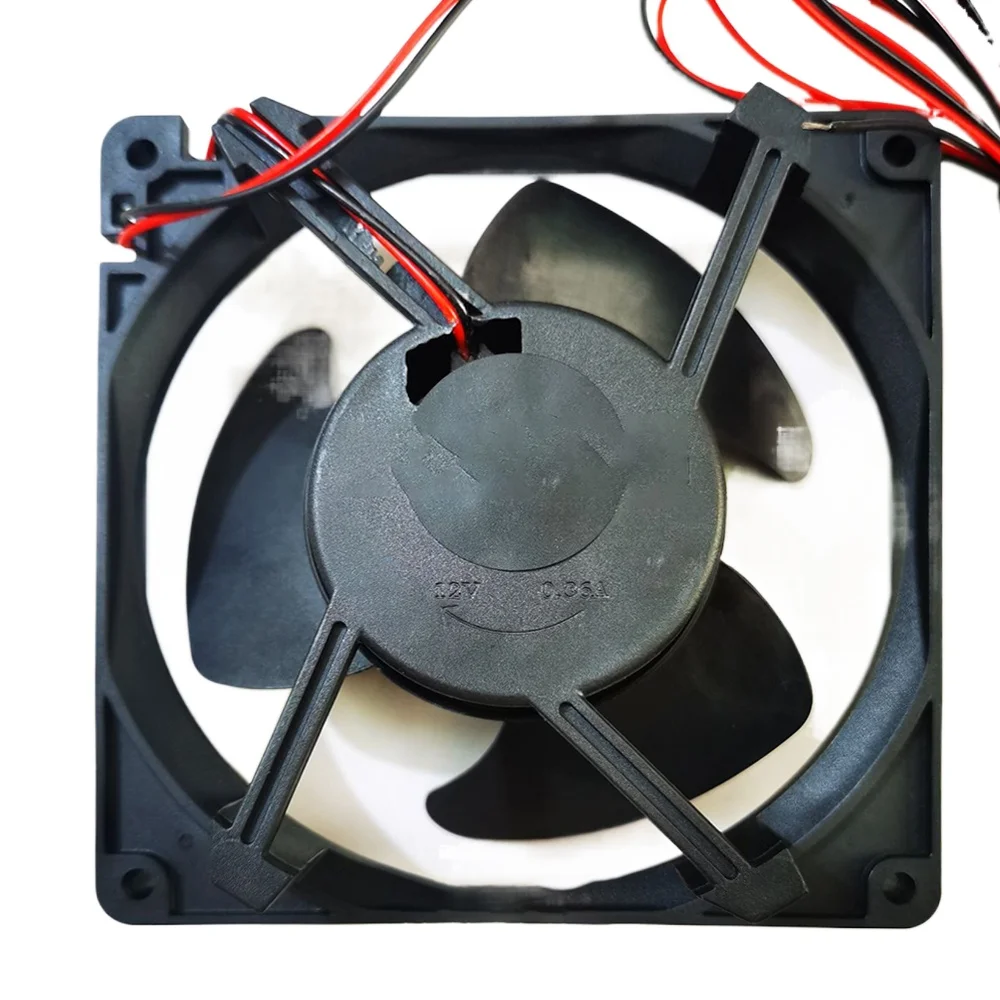 Refrigerator Evaporation Fan Cake Freezer Recirculation Cooling Fan 12V 0.36A Freezer Fan Case Frequency Converter Accessories new mt20ml battery adapter converter for makita 18v li ion battery for milwaukee 18v cordless power tools accessories