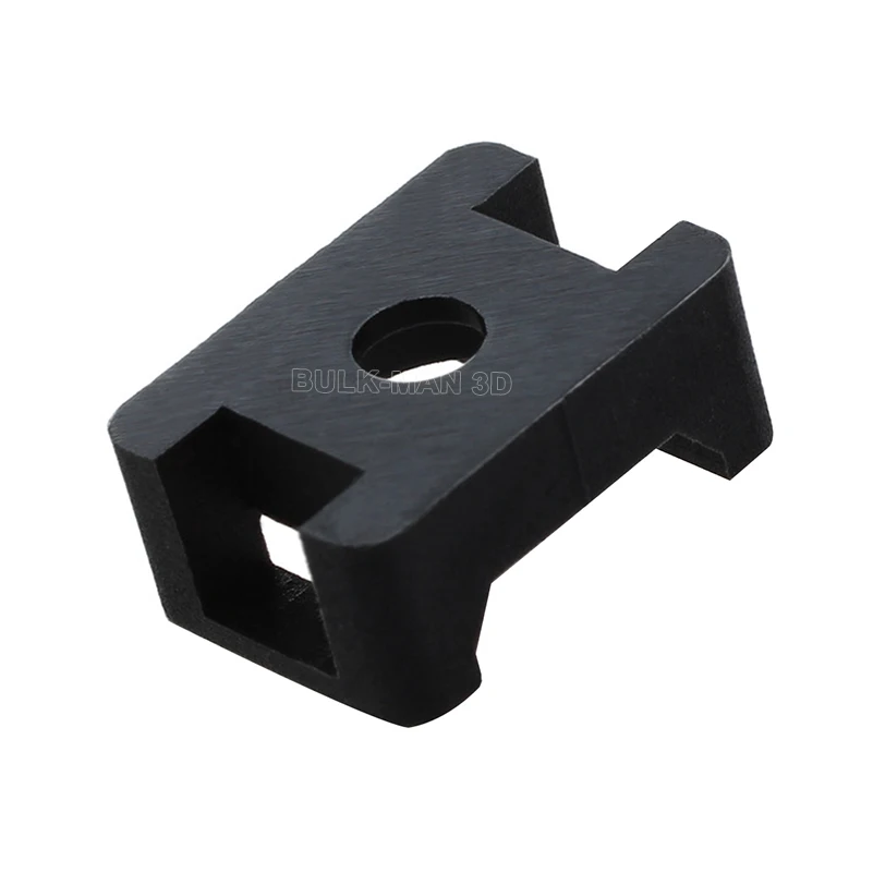 50pcs/Lot Cable Saddle Cable Tie Holders Pack for the Cables on V-Slot/T-Slot Aluminum Profiles and Mounting Plates