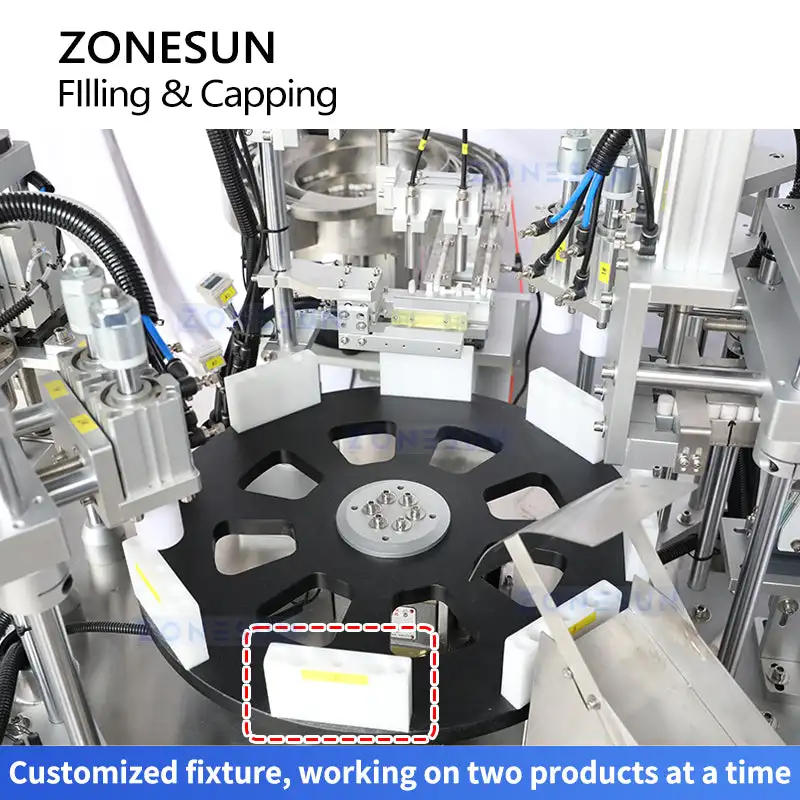 ZONESUN ZS-AFCU1M Macchina riempitrice e sigillatrice con penna magica per imballaggio monoblocco