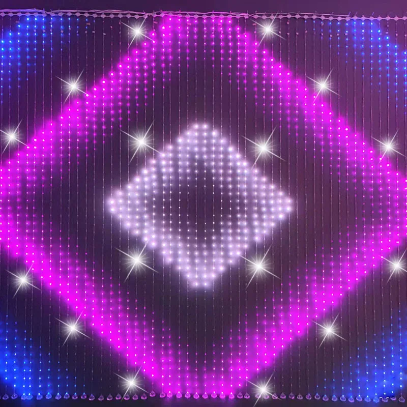 Custom LED Symphony Point Control Voice Control RGB Dynamic Screen Curtain Light App Control