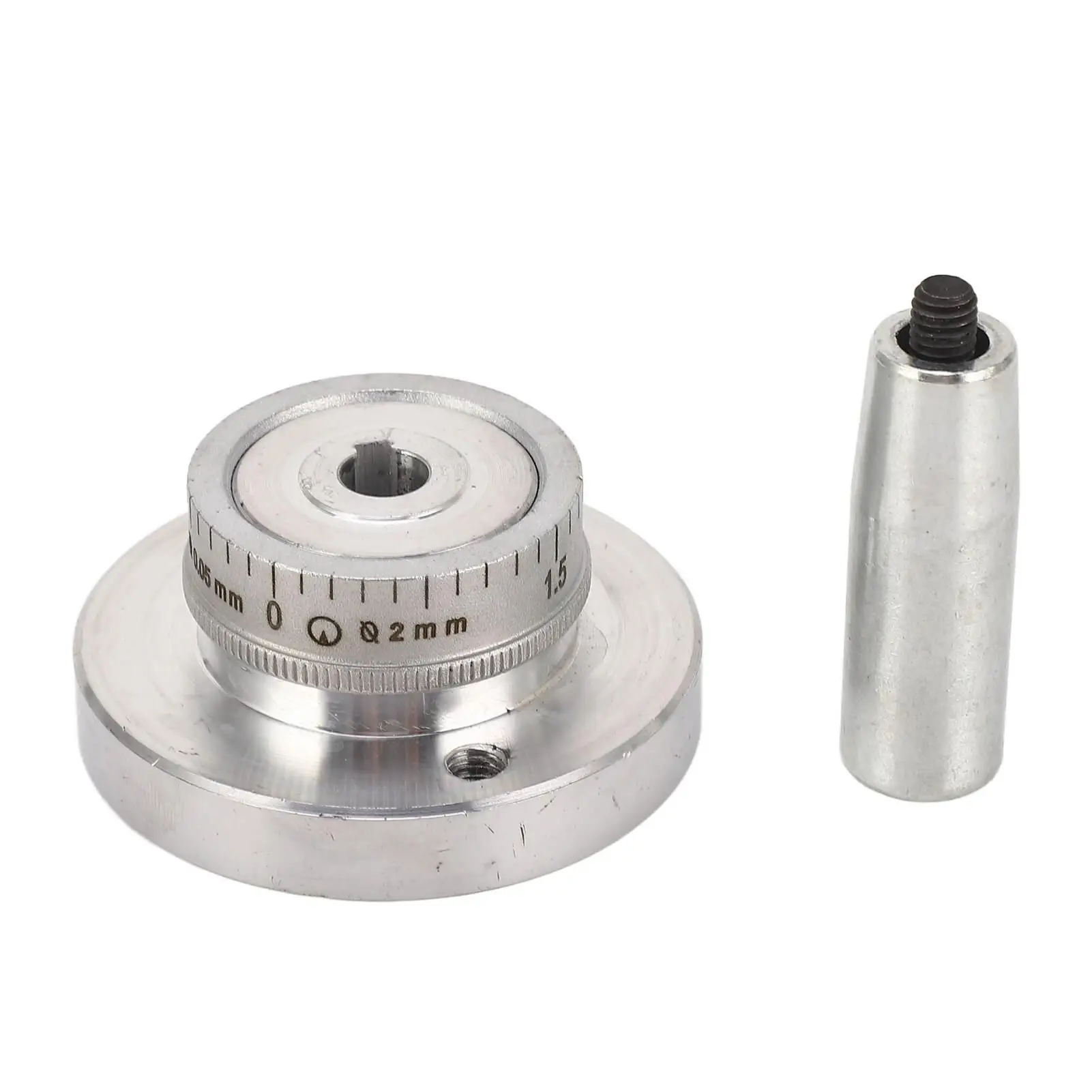 عجلة عقارب من سبائك الألومنيوم مقاس 58 مم مع مقبض - بديل لأجزاء أداة الآلة 0618 CJ18A 7x12 7x14