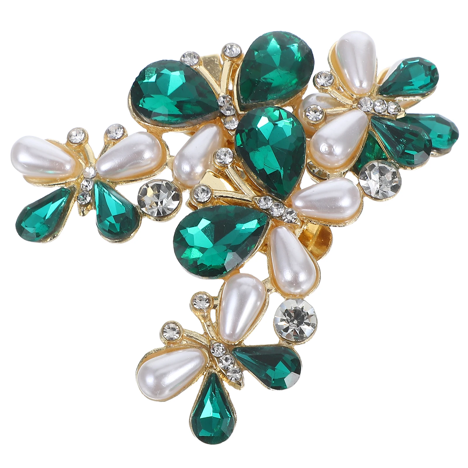 

2Pcs Removable Rhinestone Shoe Buckles High Heels Accessories for Women Bridal Wedding Party Decorative Clips Shoe Buckles