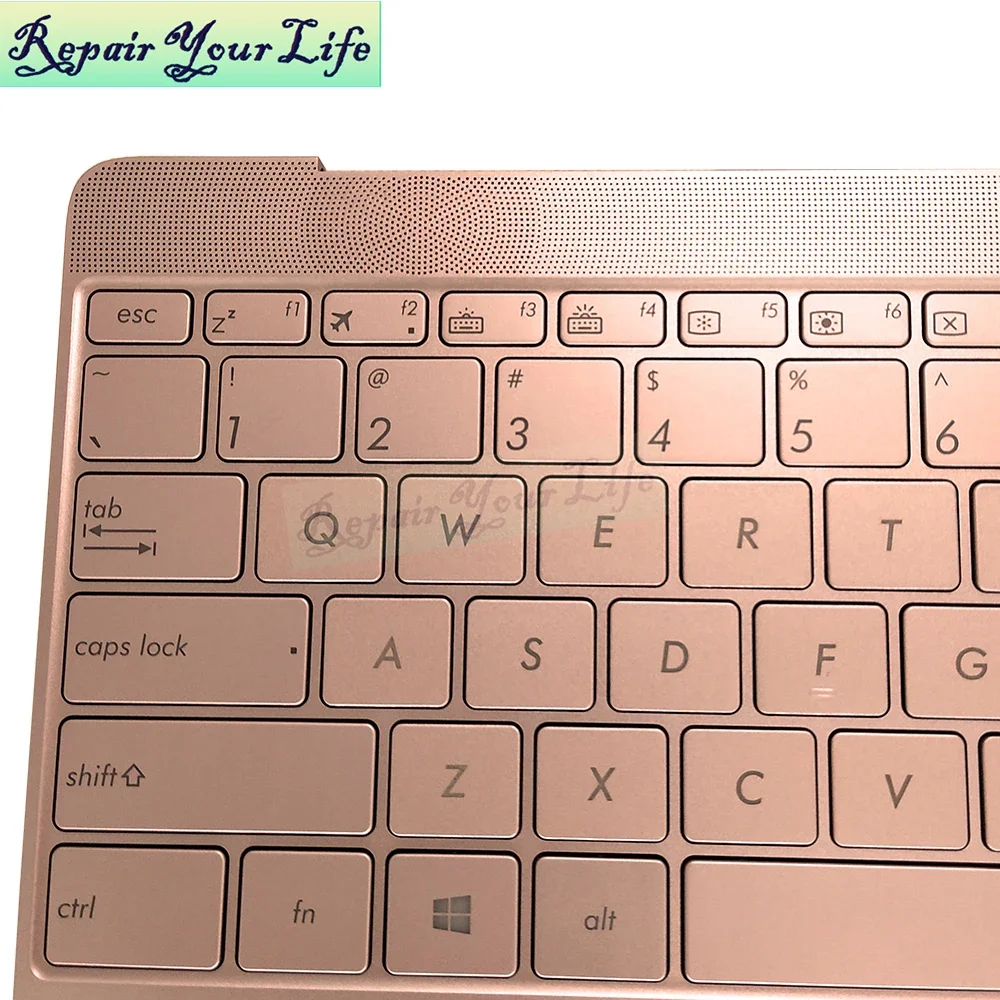 English Backlit Keyboard topcase palmrest for ASUS Zenbook UX390 UX309UA Ukrainian UA US RU PC keyboards 90NB0CZ2 R31UA1 R3KOD1