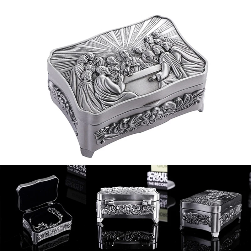 Rosary Jewelry Storage Box Soft Lining Anti-scratch Organizer for Necklaces Earrings  Devotees