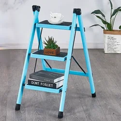 Indoor Climbing Kitchen Stool Multifunctional Ladder Chair Stable Load-bearing Ladder Stool Folding Storage Step Stool