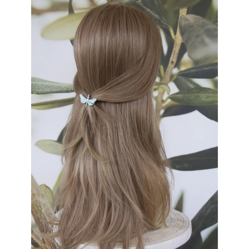 WIG RAMBUT FASHION WANITA PENUH PANJANG COKLAT CAHAYA/PIRANG CAMPURAN TAHAN PANAS UK