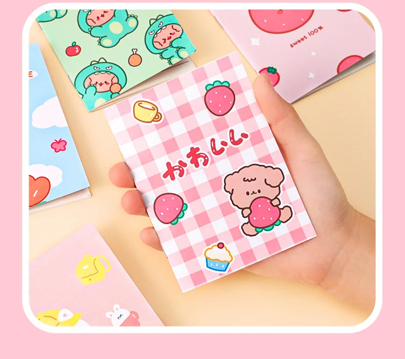 5Pcs Kleine Notebooks Anime Cartoon Notizblock Planer Journal Student Schule Notizblock Schreiben Buch Büro Liefert Geschenk Heiße Verkäufe – Detail 9