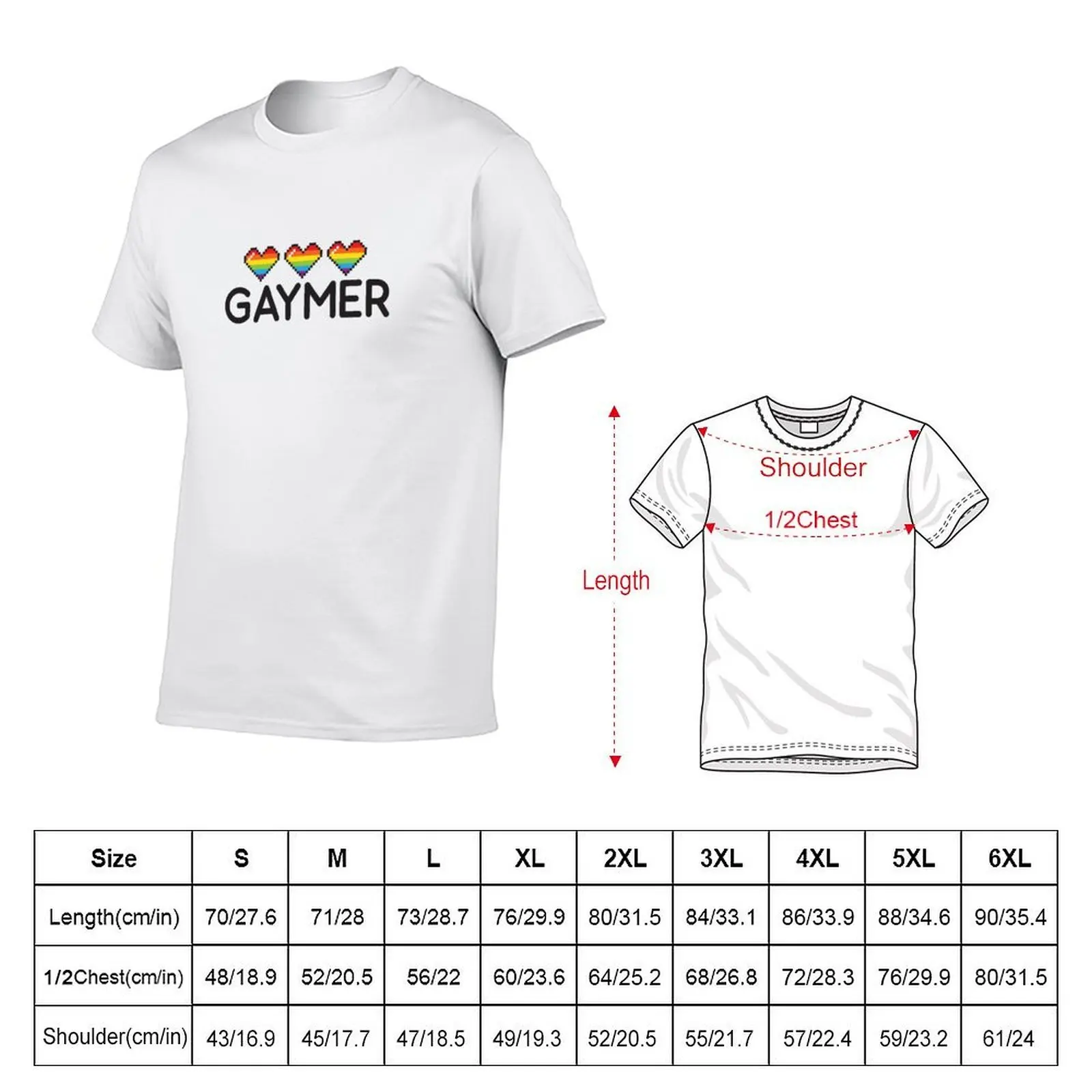 Gaymer Funny Rainbow LGBT Pride Video Game Lives T-Shirt t shirts with prints man t shirt cotton T-Shirt