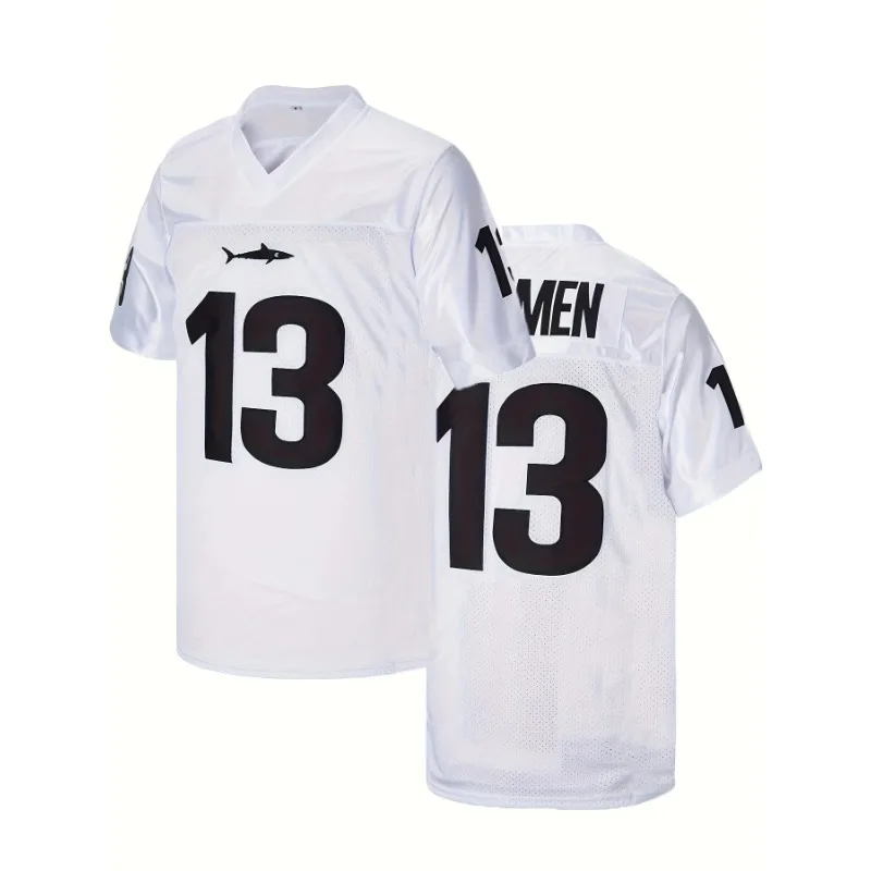 Willie Beamen #13 Jamie Foxx Any Given Sunday Sharks Movie Men Football Jersey Stitched