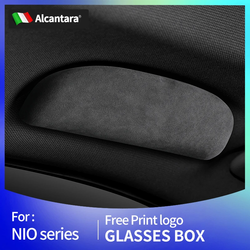 

Alcantara High-quality Glasses Box Car Sunglasses Holder For Nio ES8 ES6 EC6 Auto Interior Accessories