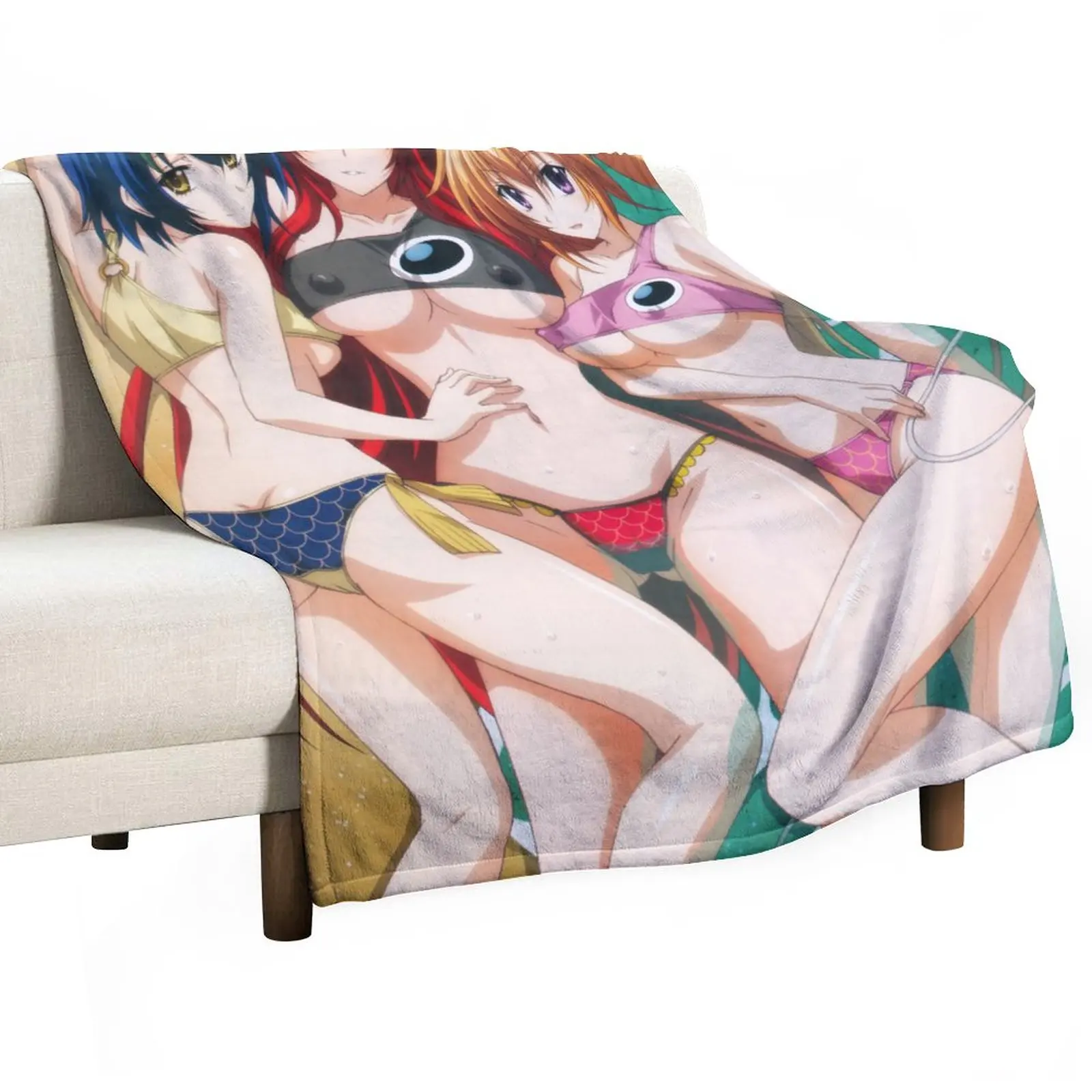 Rias_gremory  (10) Fleece Flannel  Blankets Luxury Soft Cozy Sofa Blanket,Reversible Bed Throws TV Home Decorative Blanket