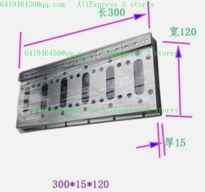 

1pc Wire EDM Fixture Tool Board Stainless Jig For Clamping & Leveling 300*120*15mm
