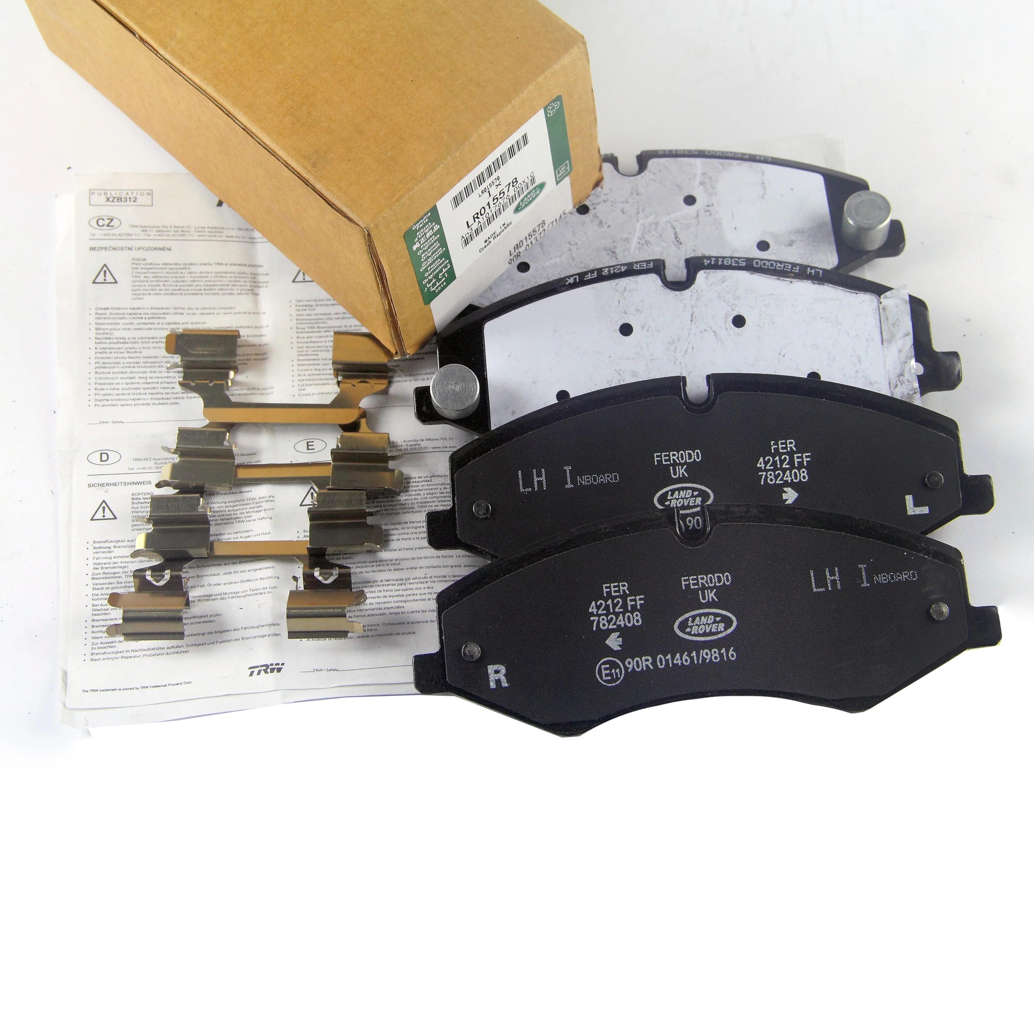 

FOR Land Rover Range Rover Discovery 3 Discovery 4 LR015578 LR051626 LR021253 LR019627 LR032377 front and rear brake pads