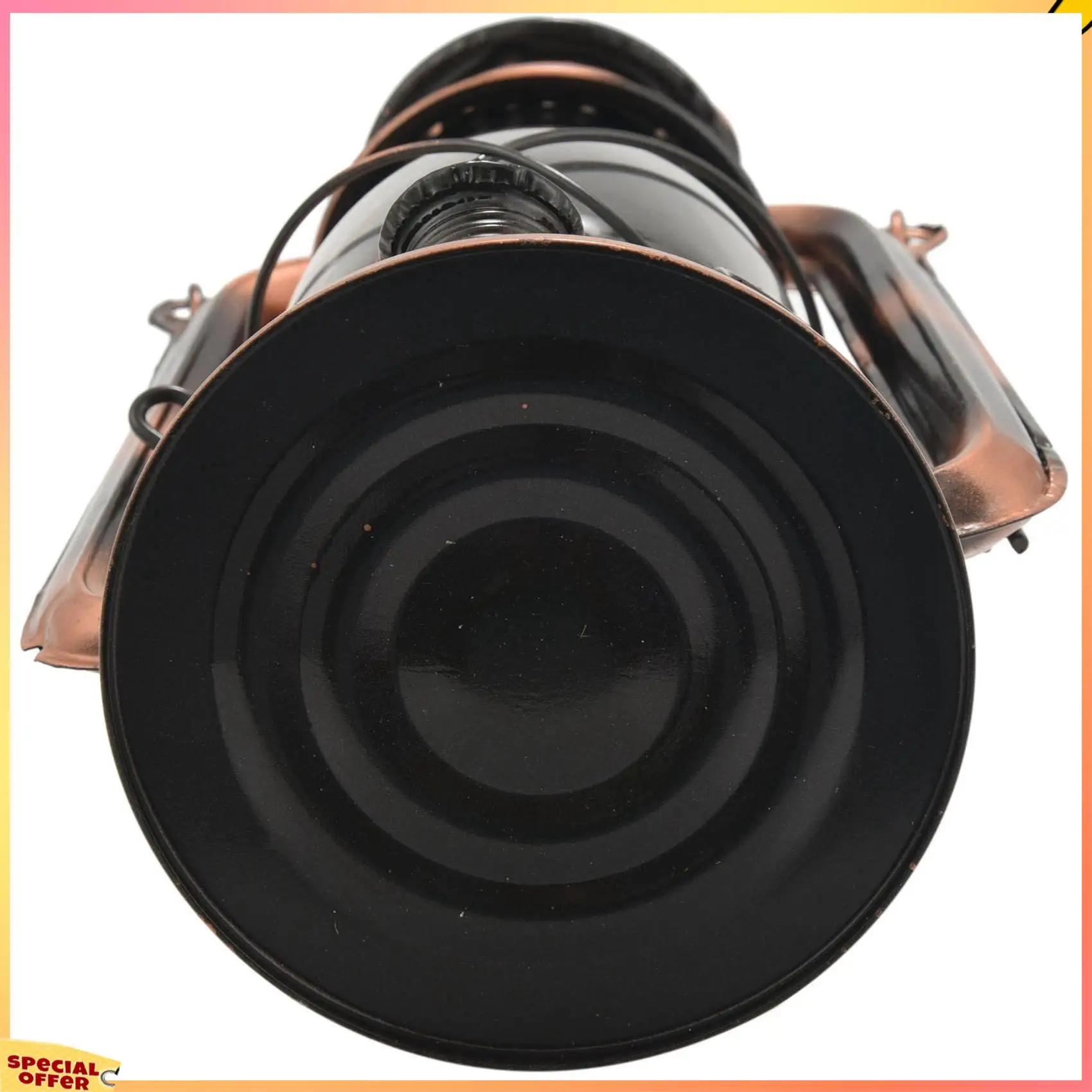 ABFI 4Pcs 25Cm Iron Antique Bronze Oil Lanterns (Cover) Nostalgic Outdoor Camping Lamp Leak Proof Seal Outdoor Camping Light