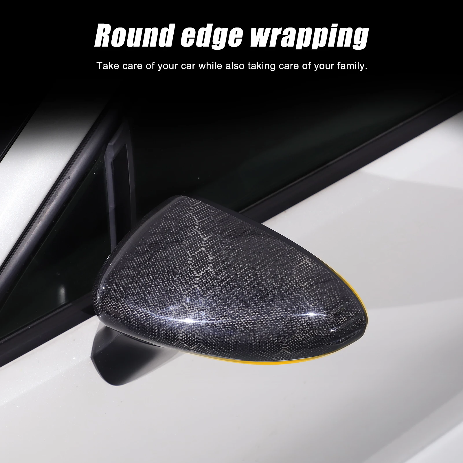 

For Toyota 86/Subaru BRZ 2022+ carbon fiber Car side door mirror cover decorative cover Exterior accessories 2 Pcs