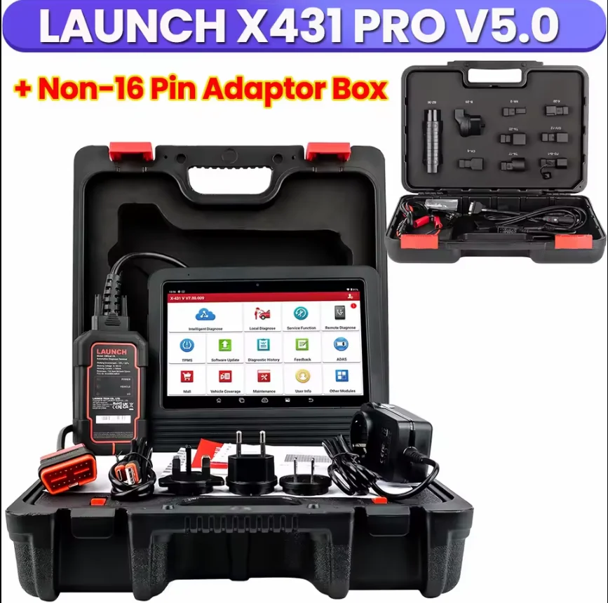 

for Car Diagnostic Auto OBD2 Scanner LAUNCH X431 PRO V5.0 CANFD/DOIP SGW All System 37 Reset ECU Coding Bi-Directional PRO TT
