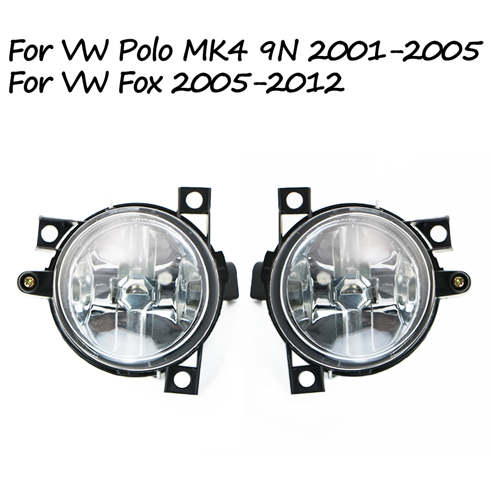 Fog Lamp For VW Fox 2005 2006 2007 2008 2009 2010 2011 2012 VW Polo MK4 9N 2001 2002 2003 2004 2005 Front Bumper Anti Fog Light