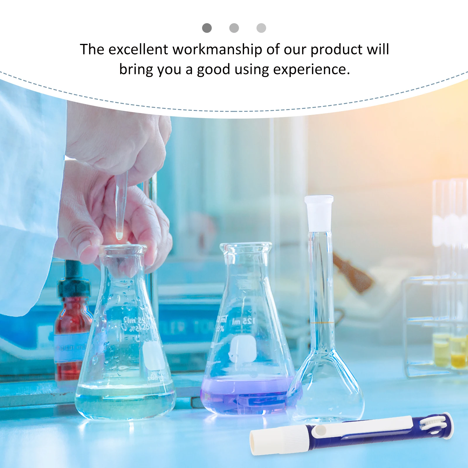 

Thumbwheel Mini Pipette Pump Lab Scientific Tool High Precision Liquid Dispenser Plastic Laboratory Instrument
