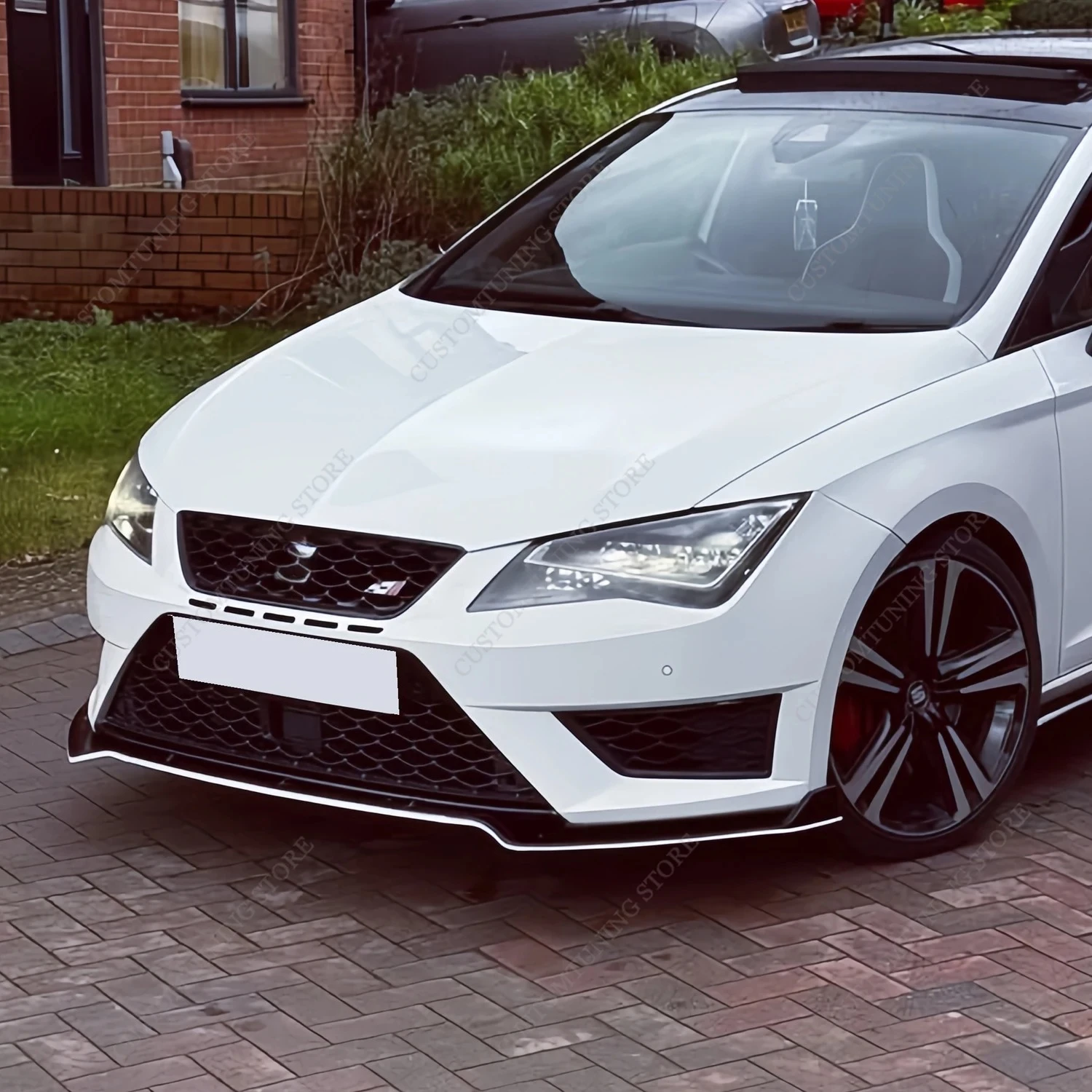 

Front Bumper Lip Splitter For Seat Leon MK3 S/S S/C S/T Cupra 2013-2016 Pre-Facelift Spoiler Diffuser Retrofit Body Kits Tuning