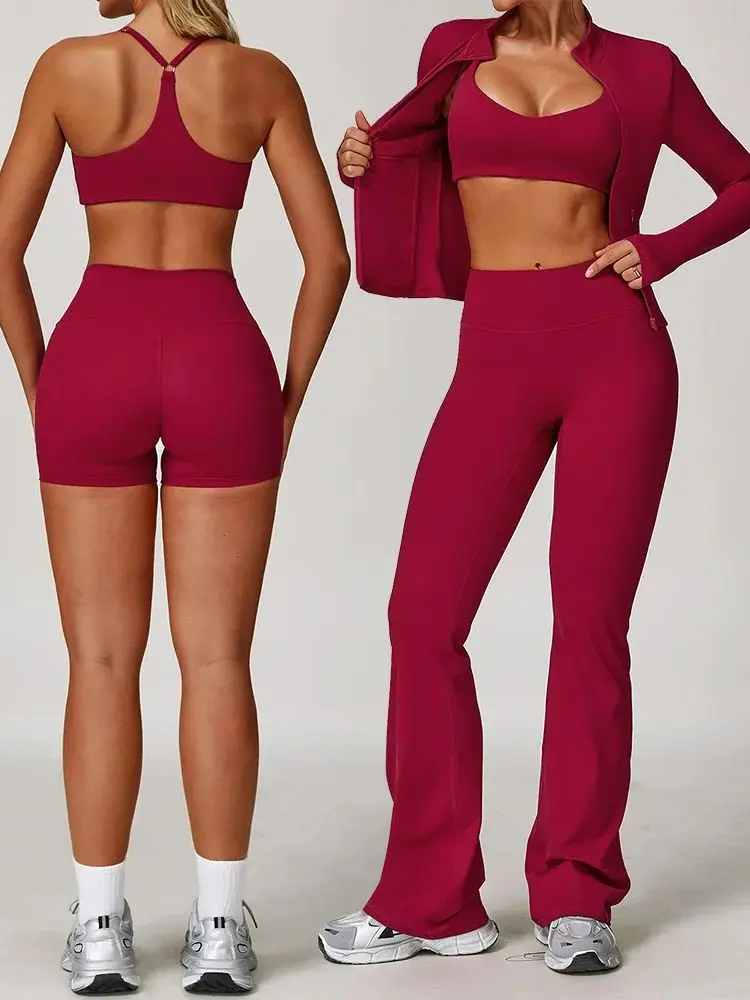 2/3 STKS Yoga Pak Sport Set Gym Set Vrouwen Trainingspak Running Workout Kleding Lange Mouw Sportbeha Atletische Slijtage Yoga Kleding - afbeelding 2