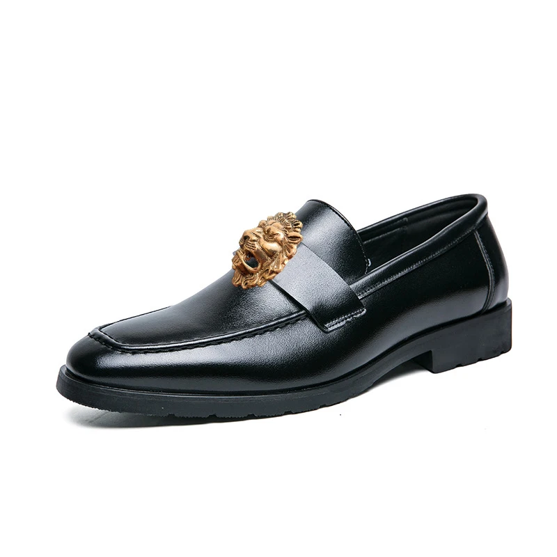 

Oversized size 48 Fashion Plaid Hair Stylist Men's British print trend casual business dress shoes A19