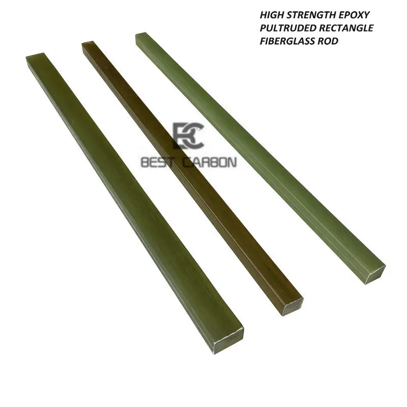 Free shipping 12x13, 12x19 High strength Rectangle Epoxy pultruded fiberglass rod , GFK rod used on bow, Epoxy rod, bow rod