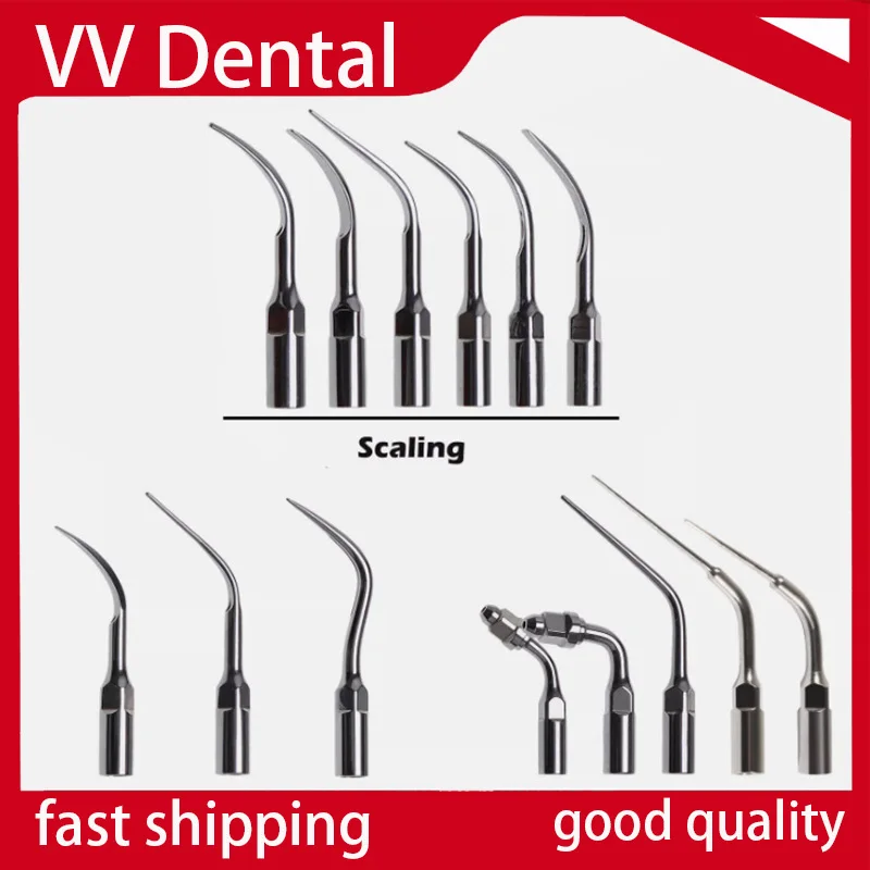 

Dental Ultrasonic Scaler Tip Oral Dental Tip Compatible With EMS Endo Perio Scaling Tips For woodpecker Teeth Cleaning Tools