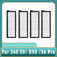 N02R-For 360 S9 S6 Pro X90 X95 Robotic Vacuum Cleaner HEPA Filter Roll Main Brush Side Brush Mop Cloth Rag Spare Parts