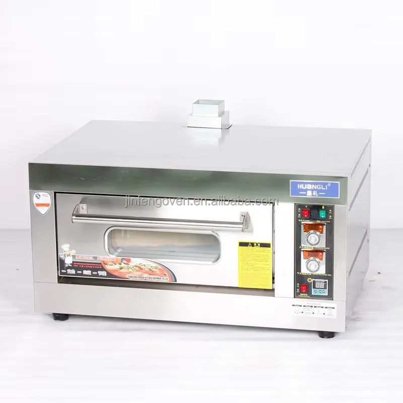 Electric Bread Oven Baking Equipment 3 Deck 6 Tray Gas Baking Oven for Home Use