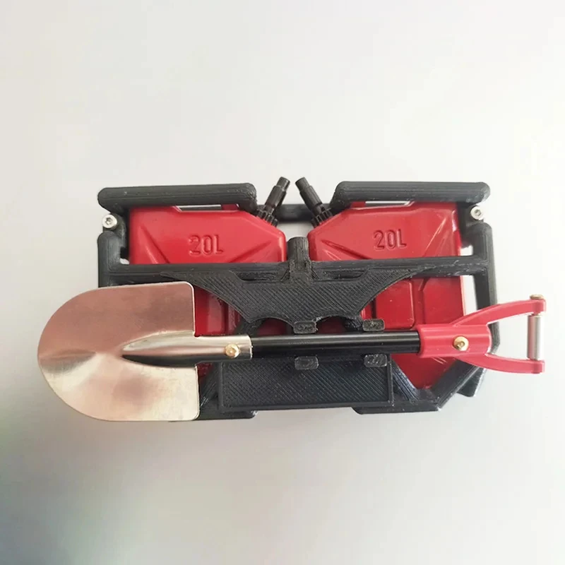 

Simulated roof trunk double oil barrel cage decoration for 1/10 RC Crawler Car Wrangler TRX4 Defender AXIAL SCX10 RC4WD D90 Part