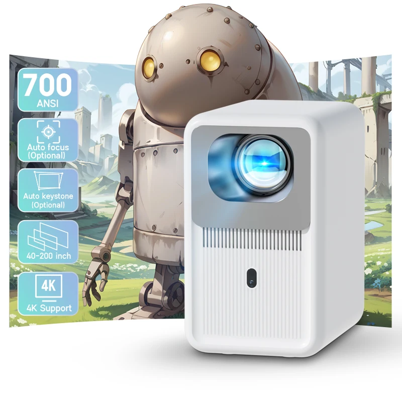 

C30N 4K Wifi Portable Mini Projector High Definition Ceiling Cheap Movie Android Projector 5G Smart Phone Projector for Movie