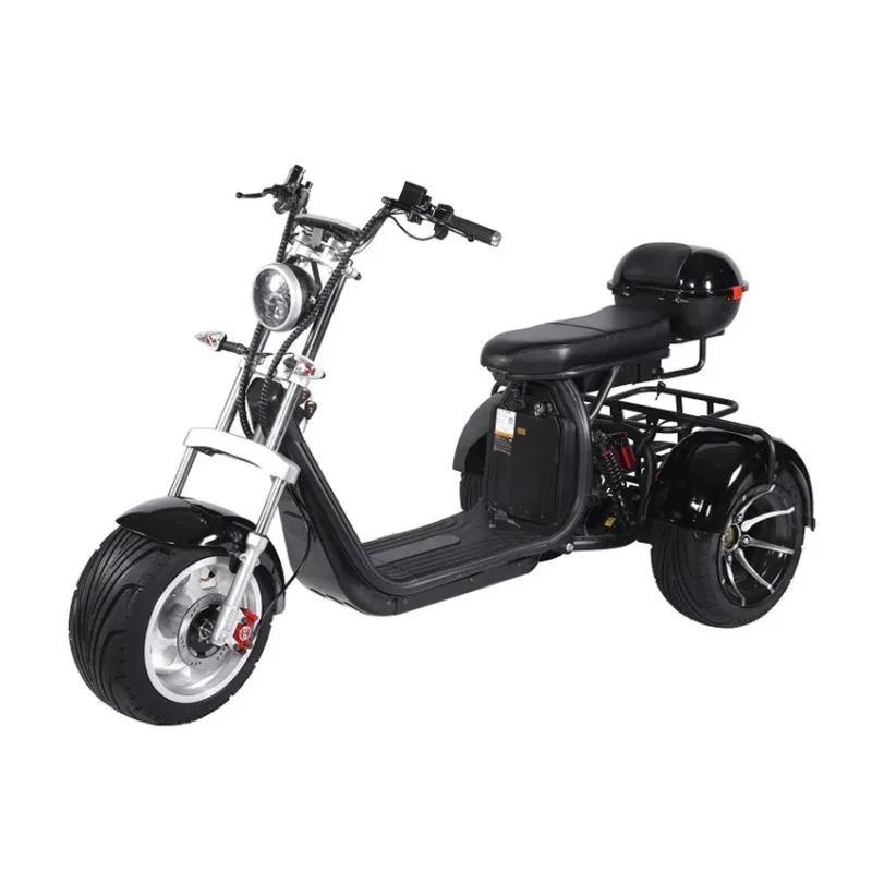 

Adult 1500W 60V 12Ah Electric Tricycles 3 Wheel Electric Scooters