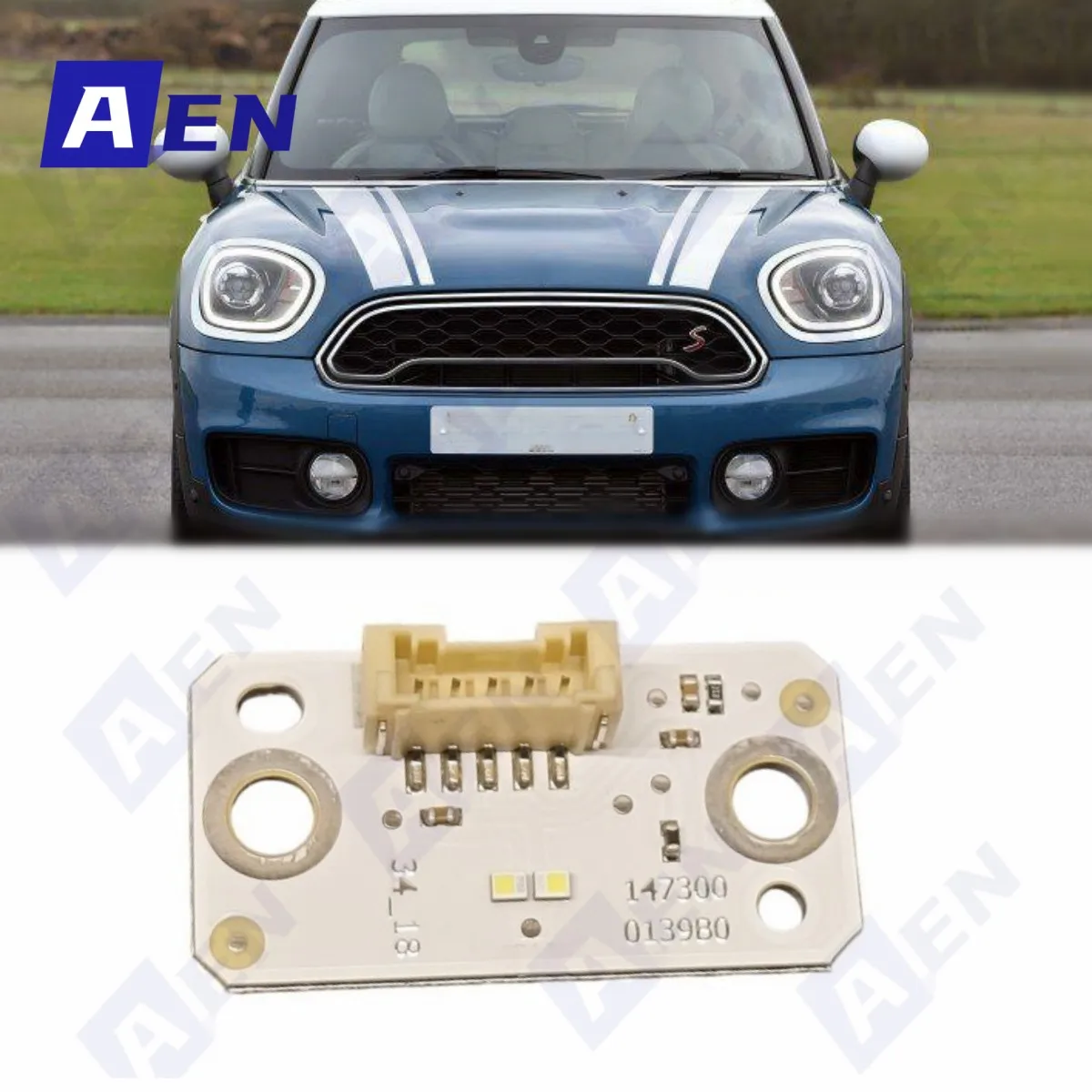

Светодиодная плата White Angel Eye DRL для Mini Cooper Countryman Pre-LCI F60 2016-2019, модуль дневных ходовых огней