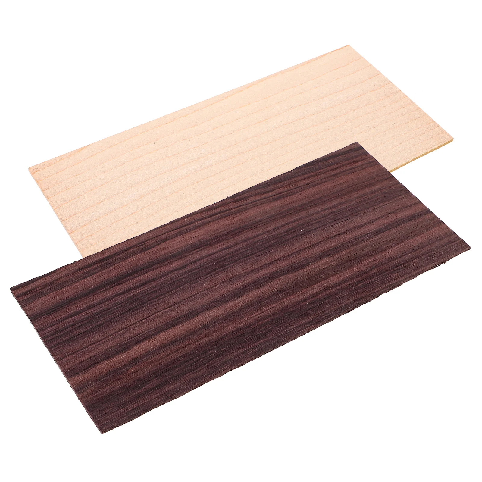 

2Pcs Guitar Head Veneers Wood Replacement Plates for Luthiers High Quality Craftsmanship Decorative Guitar Head Veneers