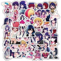 10/30/60/120pcs Hoshino Ai OSHI NO KO Anime Sticker Hoshino Rubii Cartoon Sticker Laptop Luggage Girls Kurokawa Akane Decal Toys