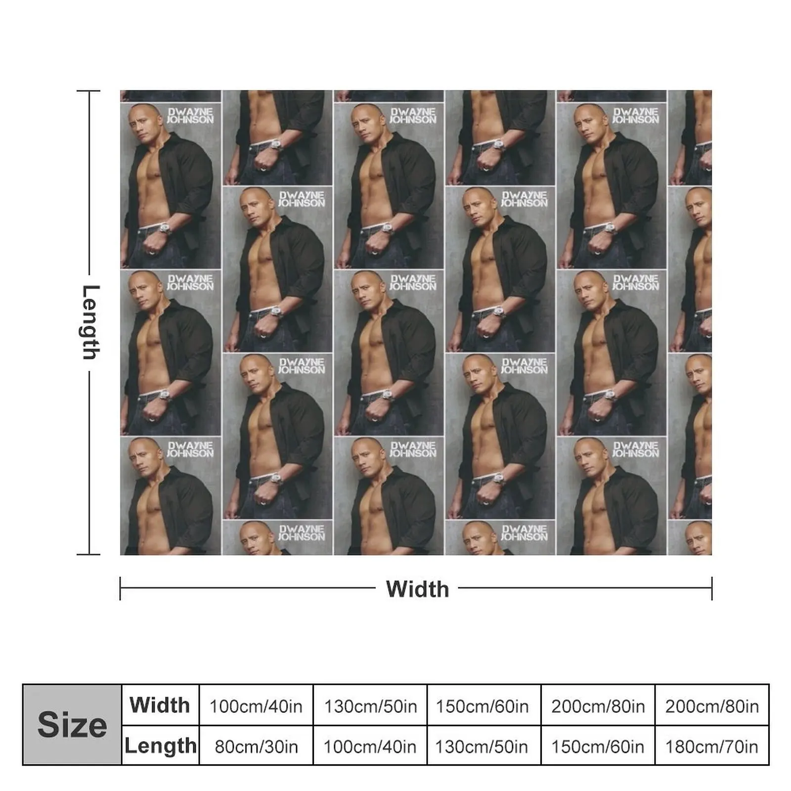 dwayne the rock johnson Throw Blanket Soft Big Sofa Quilt Blankets