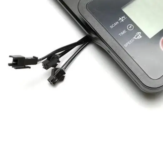 Exercise Bike Monitor Console LCD Display Heart Rate For Pulse Sensor Phone Tablet Holder For Stationary Cycling Trainer Compute