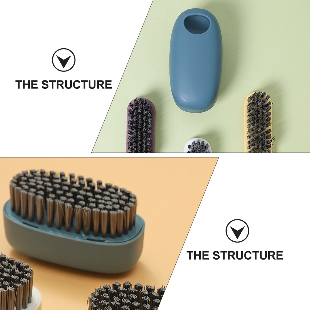 

1 set 1 Set Soft Bristle Laundry Brush Household Clothes Shoes Cleaning Tool Portable Stain Removal Brush For Home Garden Travel