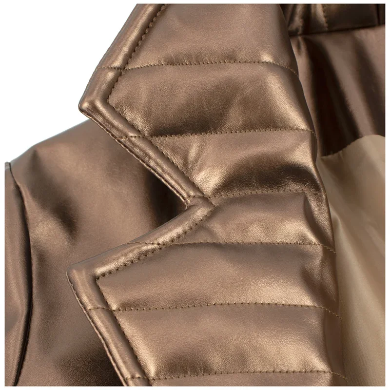 RT01 WENAM 여성 영웅 코스프레 자켓 하이 웨스트 PU 가죽 코트 애니메이션 X-Men Rogue Anna Marie 캐주얼 자켓 코스프레 의상 H&Gf1