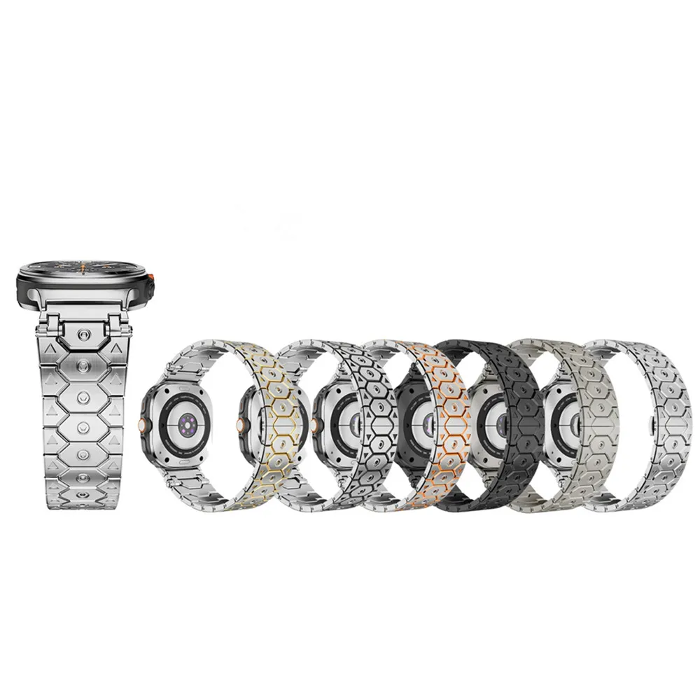 Stainless Steel Strap For Samsung Galaxy Watch 7 Ultra 47mm metal watch band for Watch 7 6 5 Stainless steel solid Watchband