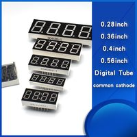 1/2/3/4-digit digital tube 0.28/0.36/0.4/0.56 inch total cathode highlight digital display tube