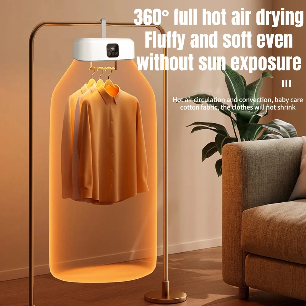 مجفف ملابس محمول قابل للطي ، مناسب للشقق والمهاجع والسفر العائلي ، Rvs ، ومجففات التخييم الخارجية