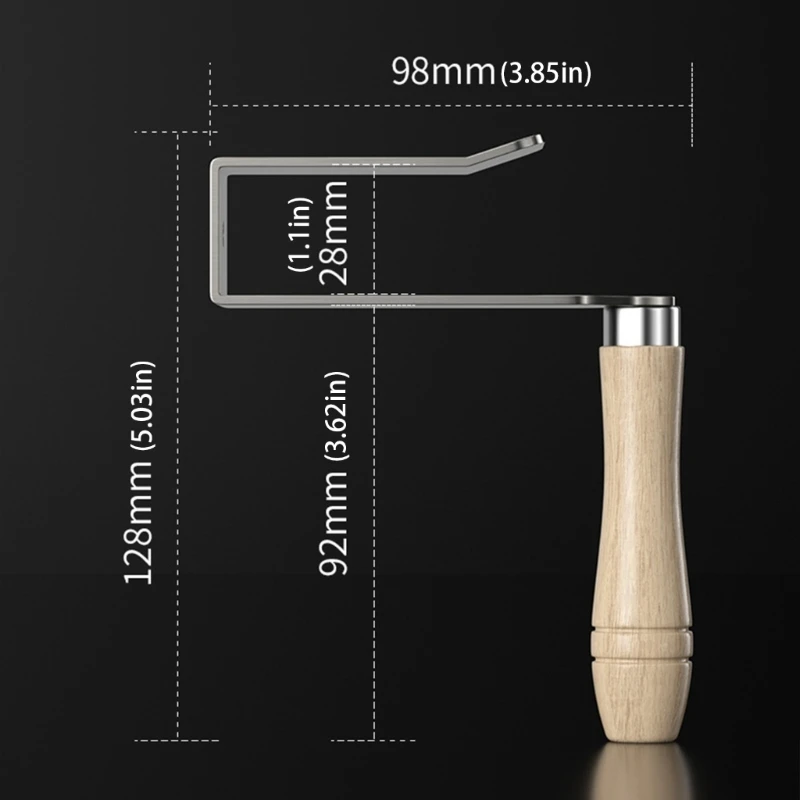 Morsetto per pannello da soffitto in alluminio da pezzo Strumento installazione per lavorazione del legno con manico