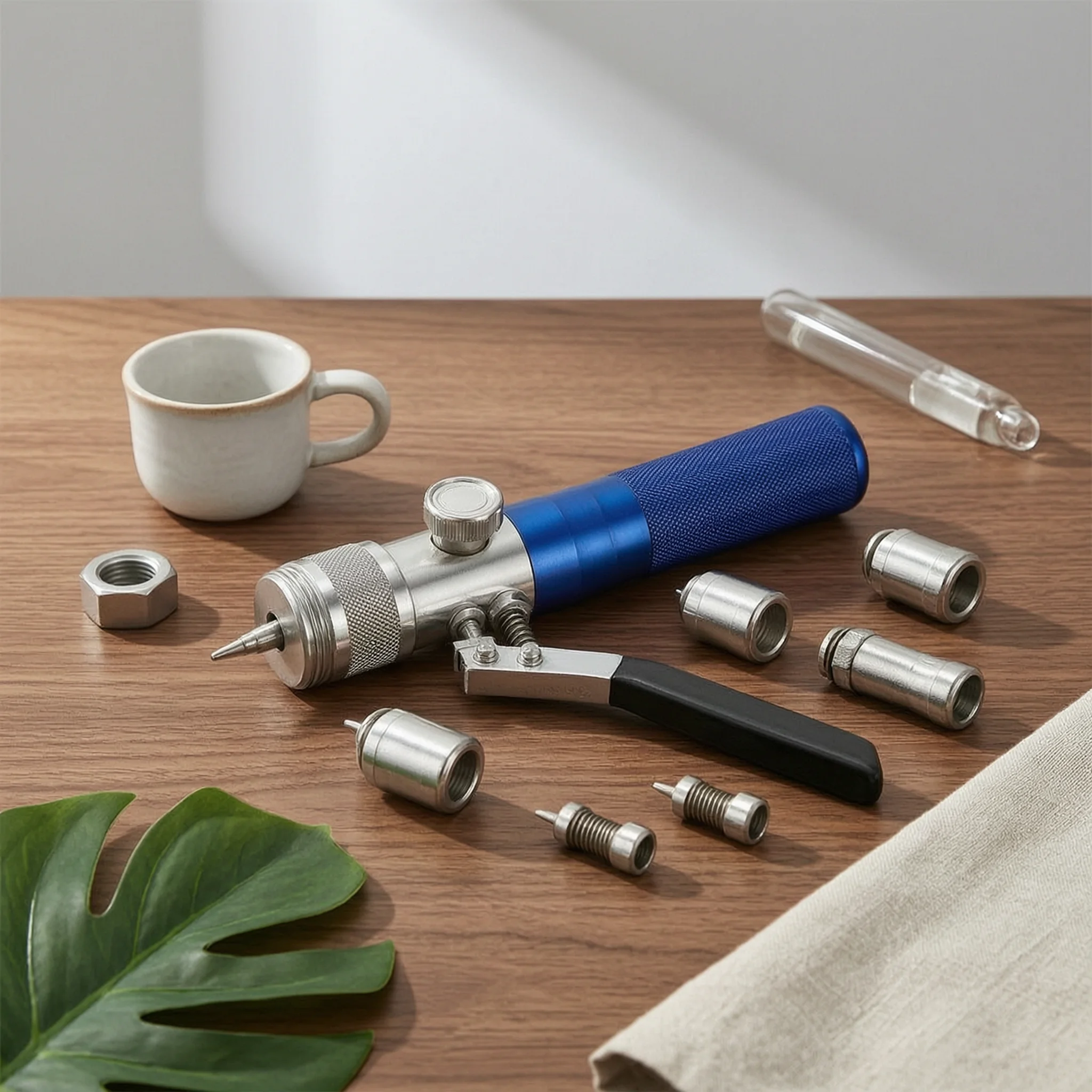 

Manual Tube Expander Handheld Tube Expander Swaging Tool Comfortable Heavy-Duty for HVAC Technicians, Workshop