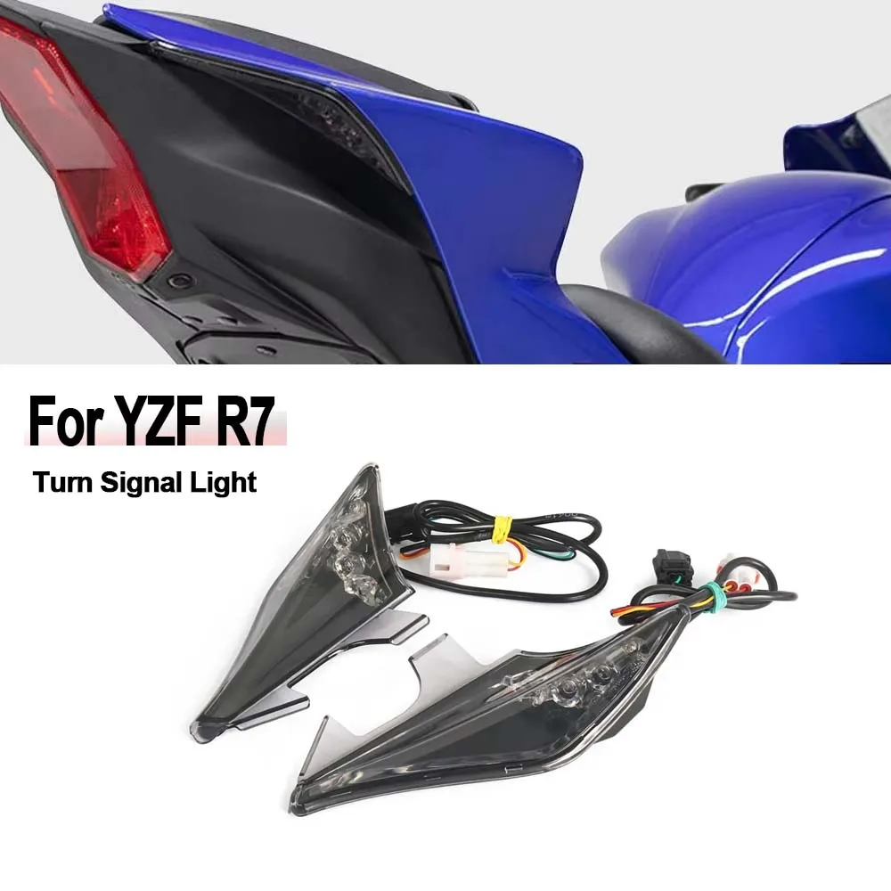 

For Yamaha YZF R7 YZF-R7 2022-2025 New Motorcycle Rear Tail Light LED Turn Signal Lamp Indicators Flashers Taillight