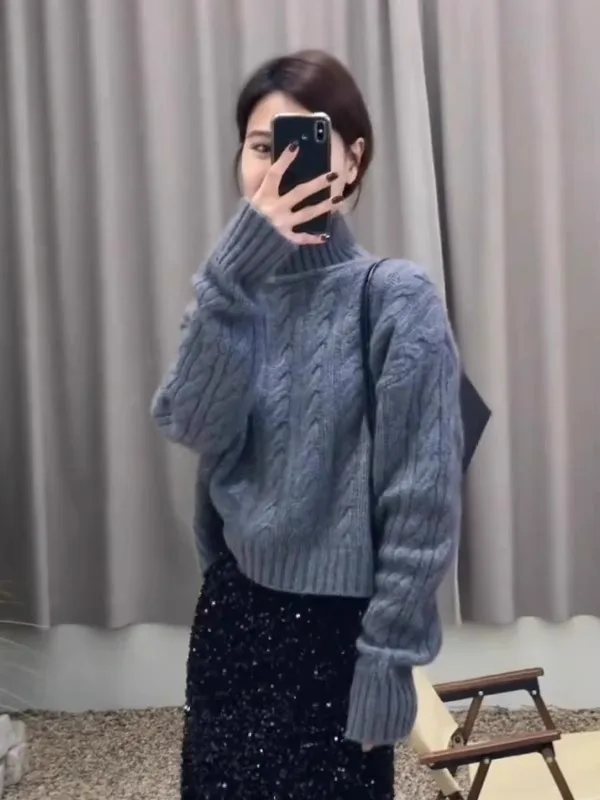 

Sweaters Jumpers Pullovers Women Japanese Layered Look Pseudo Two-Pieces Daily BF Y2K Stylish Modern Commute Autumn Trendy Sport