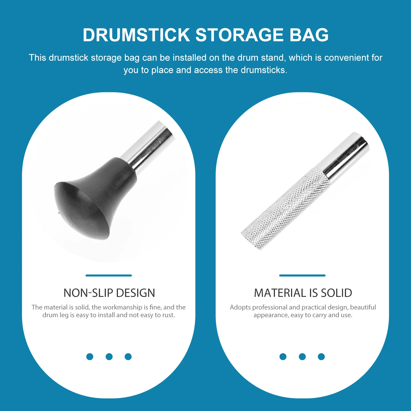 

Drum Leg Accessories Set Accessory Replacement Kit Support Parts Stainless Steel