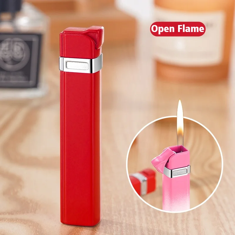 

Newest Cigar Igniter Metal Inflatable Lighter Smoke Windproof Open Flame Cigarettes Lighters & Smoking Accessories Factory Sales