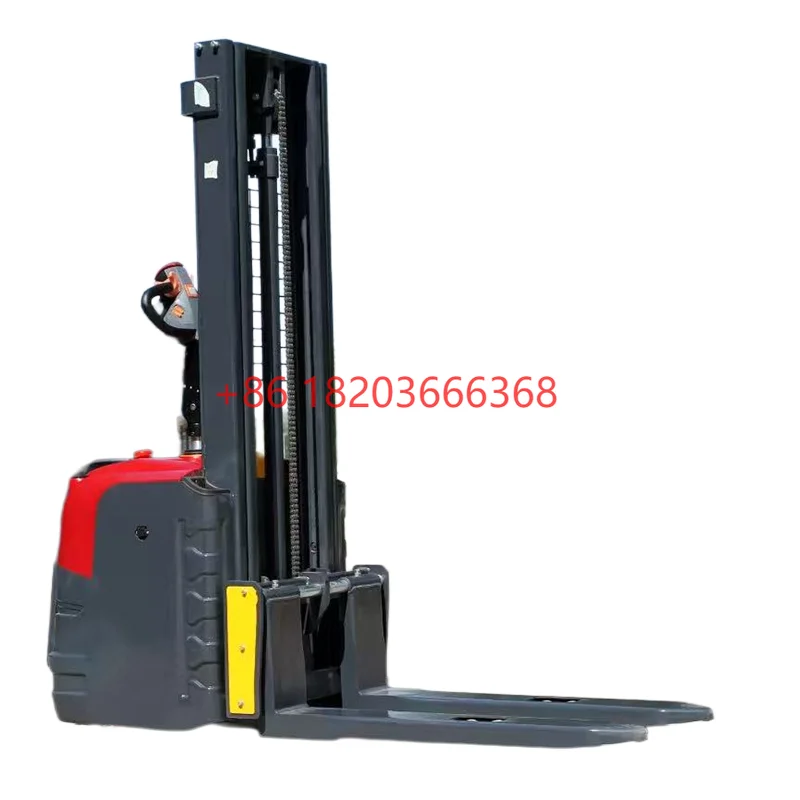 

YG Customized CDD15 Duplex Mast Indoor Floor Stacker Forklift Full Electric Warehouse Pallet Stacker