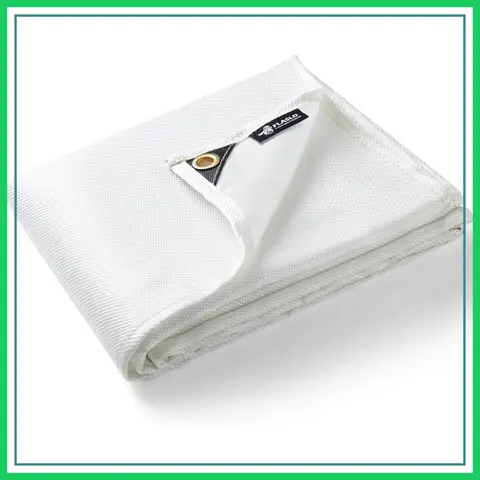 Heavy Duty Welding Blanket Fiberglass Fire Blanket Protect Work Area from Sparks, Insulated for Smoker & Grill (40x40 in)